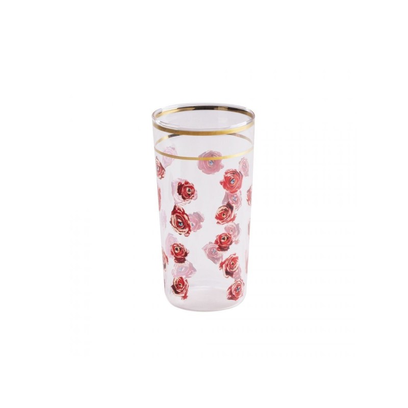 SELETTI Toiletpaper glass - roses