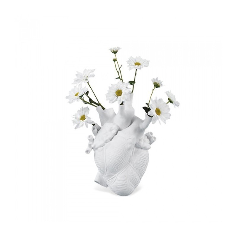 SELETTI Vase en porcelaine "Love In Bloom"