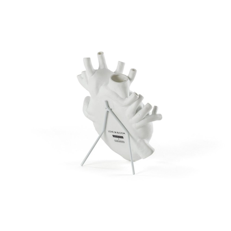 SELETTI Vase en porcelaine "Love In Bloom"