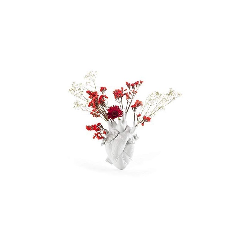 SELETTI Vase en porcelaine "Love In Bloom"