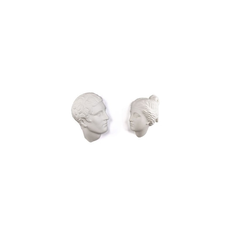 SELETTI Memorabilia Mvsevm porcelain head man - discobolo