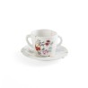 SELETTI Kintsugi Porcelain coffee cup + plate n'1