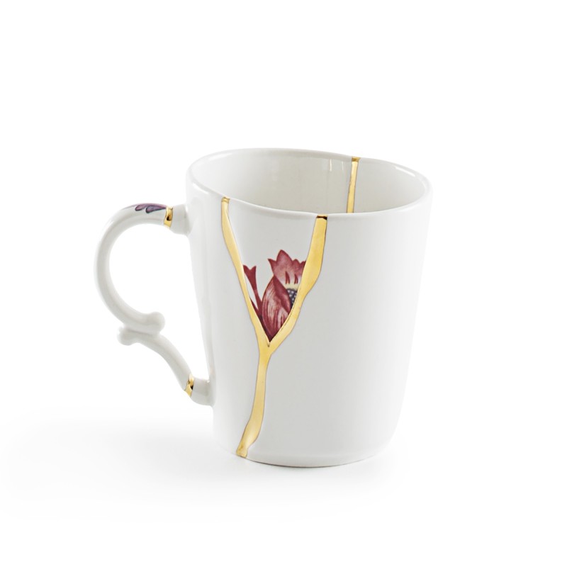 SELETTI Kintsugi Porcelain drinking cup n'3
