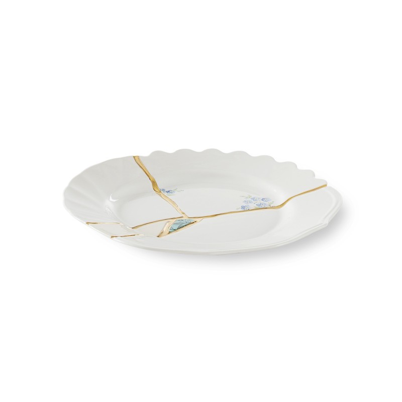 SELETTI Kintsugi Porcelain dessert plate n'3