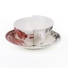 SELETTI Hybrid Porcelain tea cup + plate  - Zora