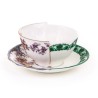 SELETTI Hybrid Porcelain tea cup + plate  - Isidora