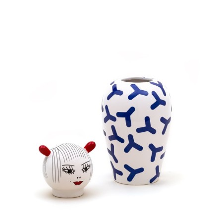 SELETTI Le Canopie Dolomite vase  - Zoé