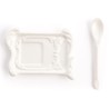 SELETTI i-wares coffee set in porcelain with coloured handle gold