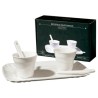 SELETTI coffee set 2 cups + 2 stirrers + 1 tray