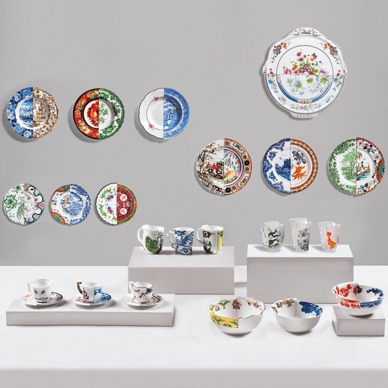 SELETTI Hybrid Porcelain Dessert plate - Eudossia