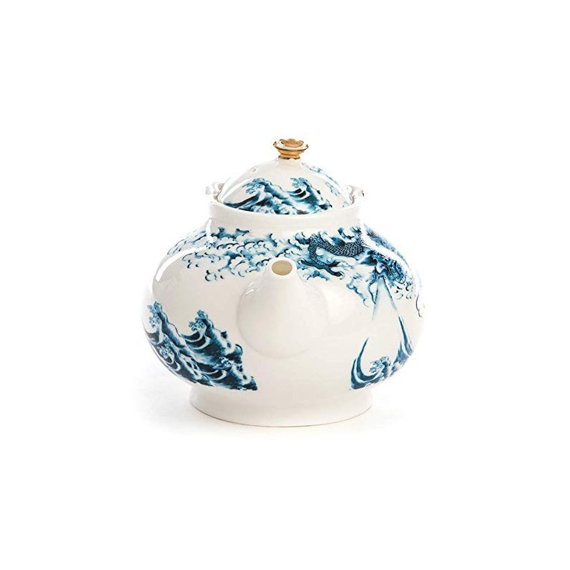 SELETTI Hybrid Porcelain Teapot - Smeraldina