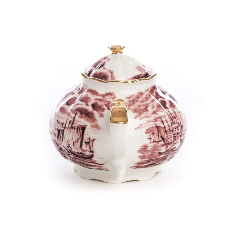 SELETTI Hybrid Porcelain Teapot - Smeraldina