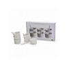 SELETTI Estetico Quotidiano set 6 porcelain ice cream bowl and spoon