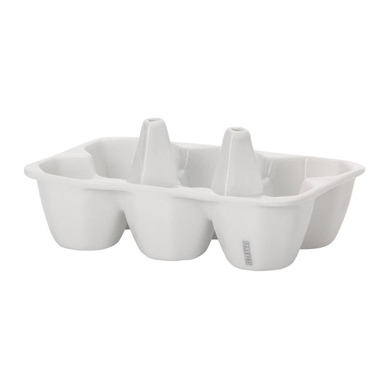 SELETTI Estetico Quotidiano porcelain egg holder and cracker holder