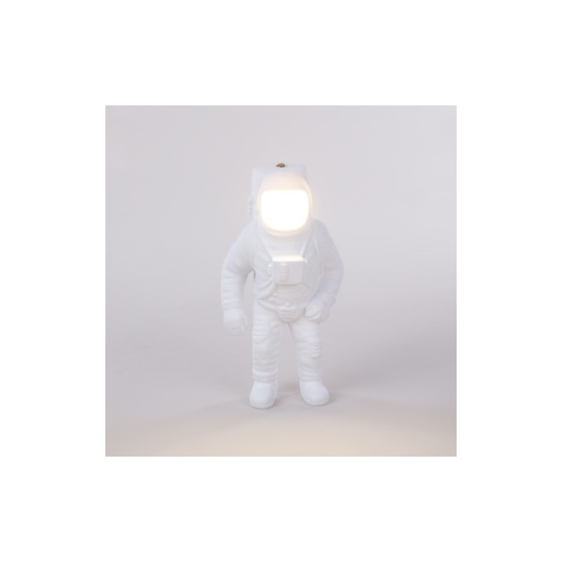 SELETTI resin rechargeable led table lamp cosmic-flashing starman
