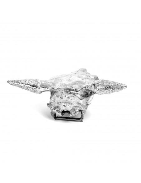 SELETTI Diesel Wunderkammer "Diesel-I'm Horny" Aliminium bison skull