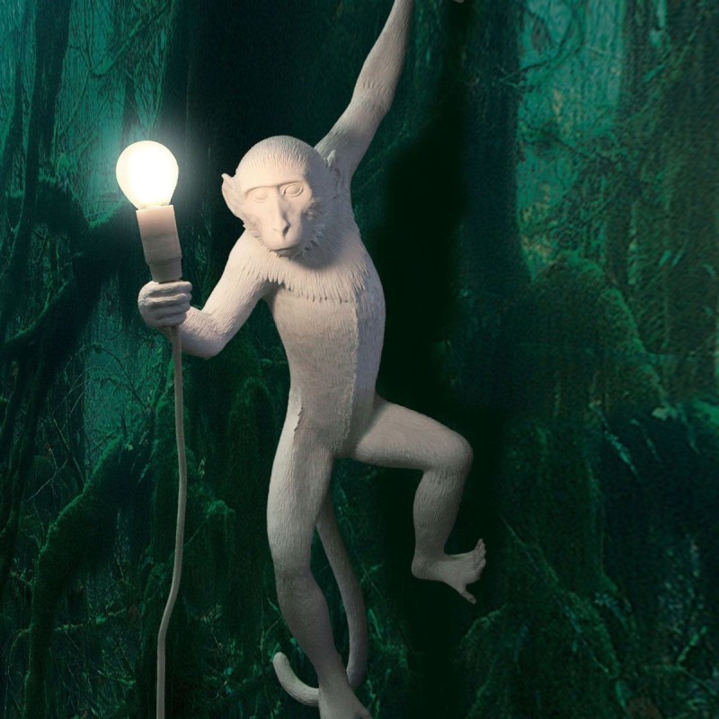 SELETTI The Monkey Lamp Hanging Left Hand - Indoor