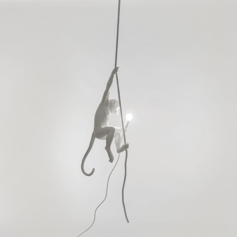 SELETTI The Monkey Lamp With Rope - Indoor