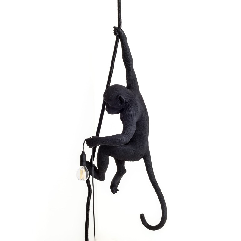 SELETTI The Monkey Lamp With Rope - Outdoor