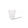 SELETTI coffee set 6 cups + 6 stirers glasses