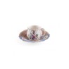 SELETTI Hybrid Porcelain coffee cup + plate  - Djenne