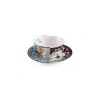 SELETTI Hybrid Porcelain tea cup + plate  - Aspero