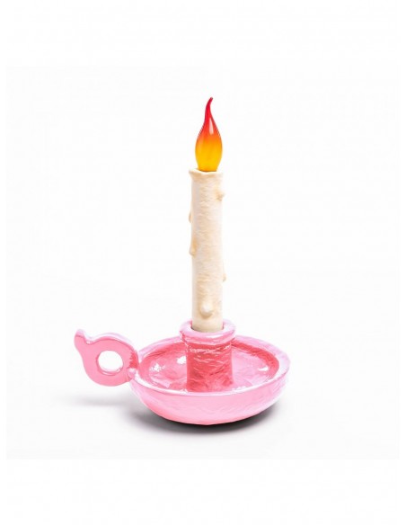 SELETTI Blow Bugia Lamp - Pink